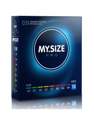 My Size - Pro Preservativos 72 mm 3 Unidades