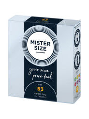 Mister Size - Preservativos Talla M 53 mm (3 Unidades)