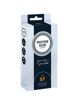 Mister Size - Preservativos Talla L 57 mm (10 Unidades)