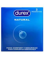 Durex - Preservativos Natural 3 Unidades