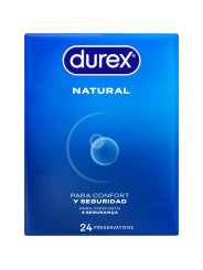 Durex Natural Comfort: 24 preservativos de látex easy on