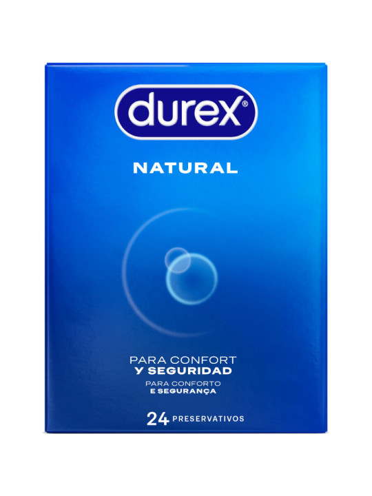Durex Natural Comfort: 24 preservativos de látex easy on