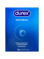 Durex Natural Comfort: 24 preservativos de látex easy on