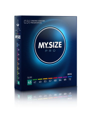 My Size Pro 45 mm: 3 preservativos a medida