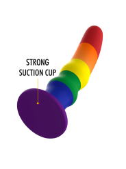 Mythology Kuno Pride Dildo M | Consolador de silicona con ventosa