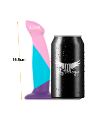 Mythology Garrick Pastel junto a lata de refresco comparando tamaño, 16,5 cm