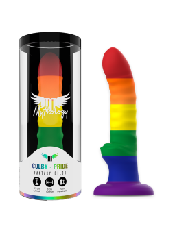 Mythology Colby Pride Dildo M | Consolador de silicona con ventosa