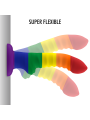 Mythology Colby Pride Dildo M | Consolador de silicona con ventosa