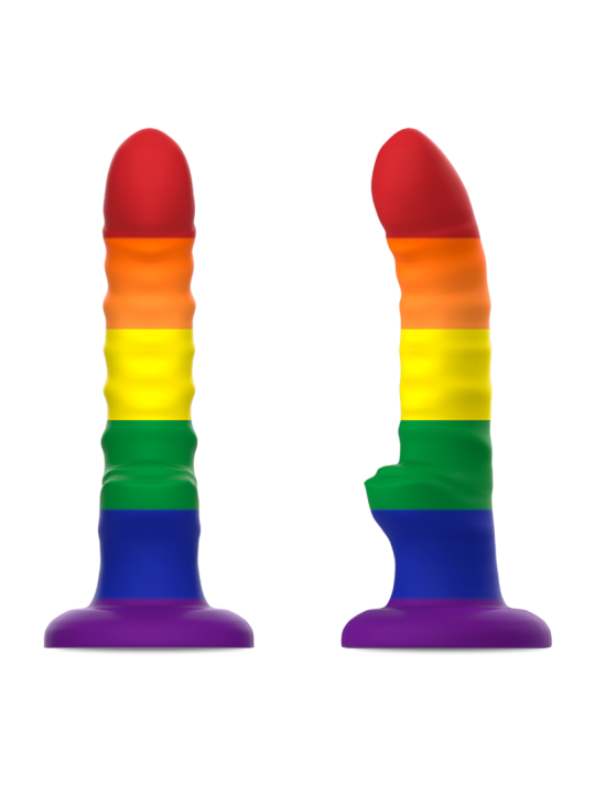 Mythology Colby Pride Dildo M | Consolador de silicona con ventosa