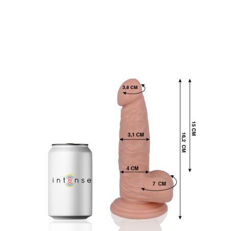 Mr Intense - 4 Pene Realístico 16.2 cm Ø 3.1 cm