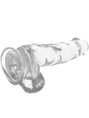 x Ray - Clear Dildo Realista Transparente 18.5 cm Ø 3.8 cm
