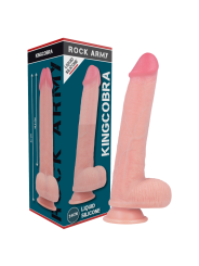 Rockarmy - Kingcobra Dildo Realístico Liquid Silicone 24 cm Ø 4.77 cm