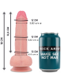 Rockarmy - Mustang Dildo Realístico Liquid Silicone 18 cm Ø 4.14 cm