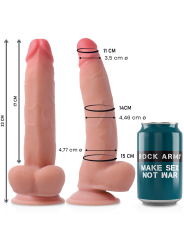 Rockarmy - Leopard Dildo Realista Dual Density 23 cm Ø 4.77 cm