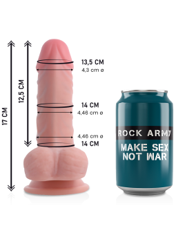 Rockarmy - Dual Density Panzer Dildo Realista 17 cm Ø 4.46 cm