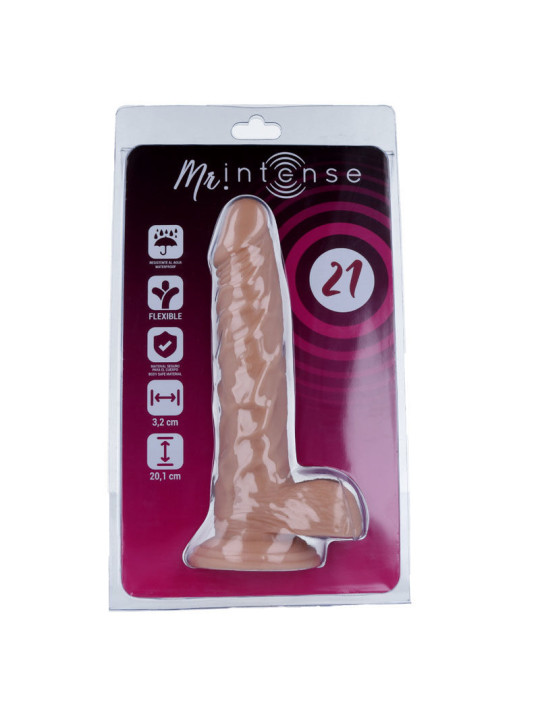 Mr Intense - 21 Pene Realístico 20.1 cm Ø 3.2 cm