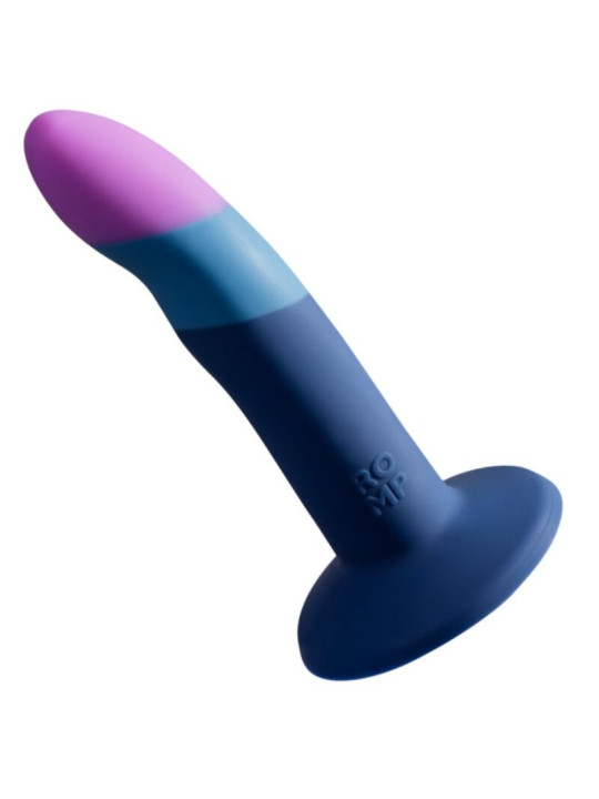 Romp - Piccolo Arnés + Dildo Silicona con Ventosa Tricolor 14 cm