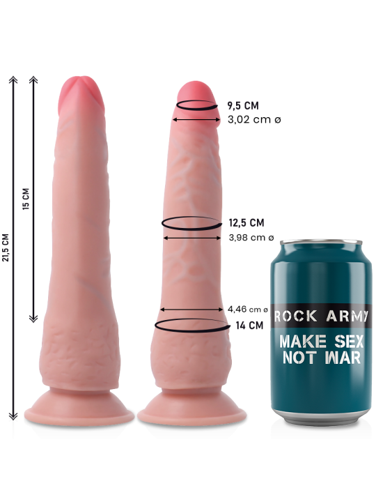Rockarmy - Crusader Dildo Realista Dual Density 21.5 cm Ø 4.46 cm