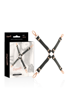 Coquette Chic Desire - Fantasy Hog Tie Cuero Vegano