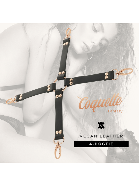 Coquette Chic Desire - Fantasy Hog Tie Cuero Vegano