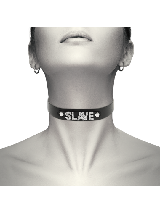 Coquette Chic Desire - Choker Cuero Vegano Slave