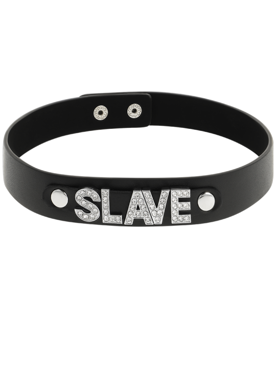 Coquette Chic Desire - Choker Cuero Vegano Slave