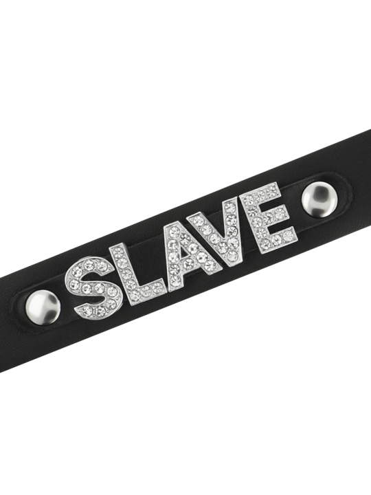 Coquette Chic Desire - Choker Cuero Vegano Slave