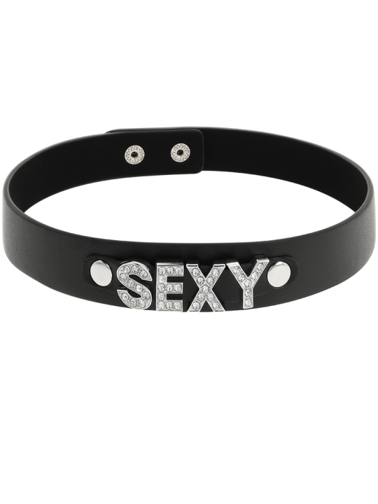 Coquette Chic Desire - Choker Cuero Vegano Sexy