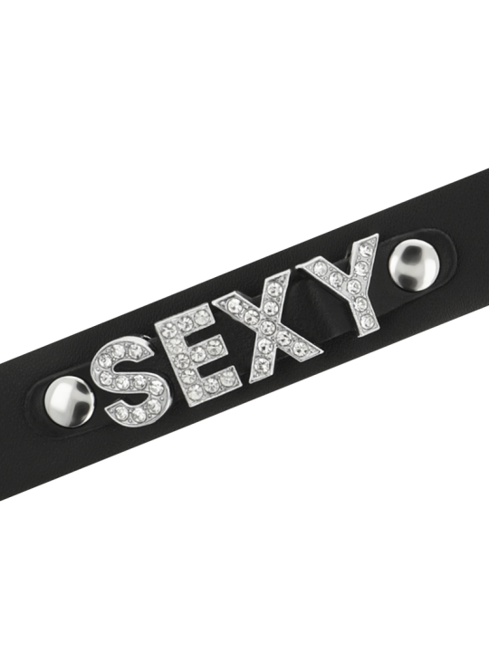 Coquette Chic Desire - Choker Cuero Vegano Sexy