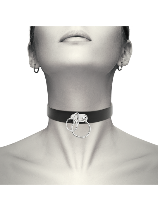 Coquette Chic Desire - Choker Cuero Vegano Doble Anilla