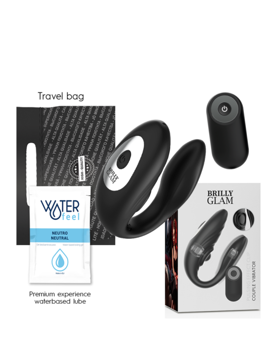 Brilly Glam- Couple Pulsing & Vibrating Control Remoto