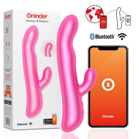 Oninder - Oslo Vibración y Rotación Rosa - Aplicación Gratuita