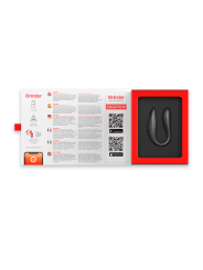 Oninder - Lisboa Estimulador Punto G & Clítoris Negro - APP Gratuita