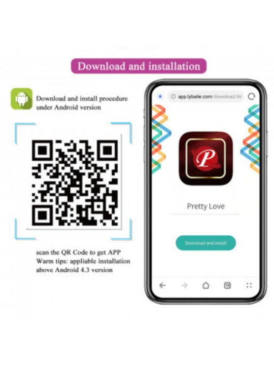 Pretty Love - Catalina Masajeador Free APP Lila