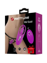 Pretty Love - Wild Rabbit Estimulador para Braguita con Control Remoto Lila