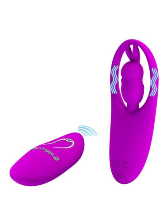Pretty Love - Wild Rabbit Estimulador para Braguita con Control Remoto Lila