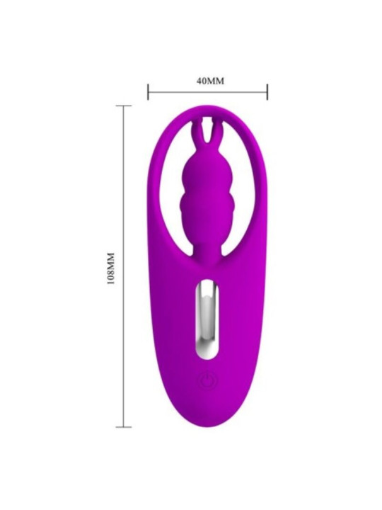 Pretty Love - Wild Rabbit Estimulador para Braguita con Control Remoto Lila