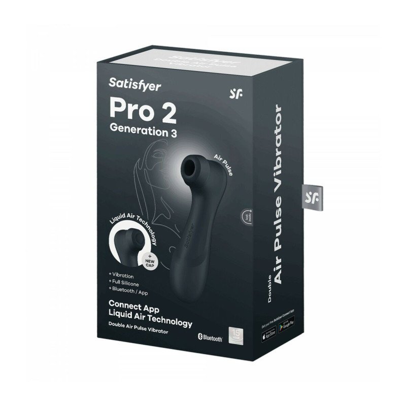 Succionador de Clítoris Satisfyer Pro 2 Generation 3 Negro