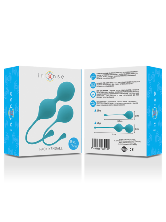 Intense - Bolas Kegel pack Kendall Azul