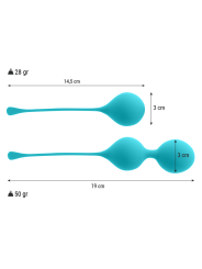 Intense - Bolas Kegel pack Kendall Azul
