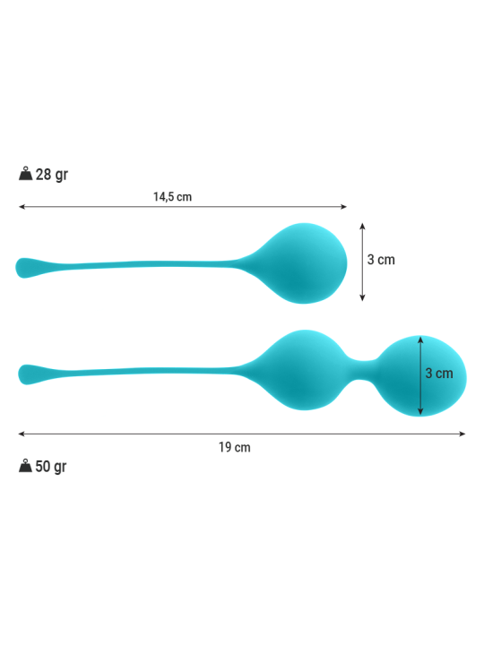 Intense - Bolas Kegel pack Kendall Azul