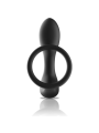 Black&Silver - Masajeador Anal Control Remoto Silicona Recargable Negro
