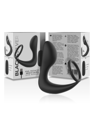 Black&Silver - Masajeador Anal Control Remoto Silicona Recargable Negro