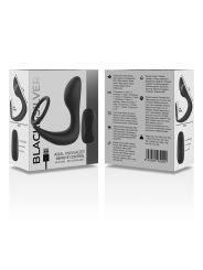 Black&Silver - Masajeador Anal Control Remoto Silicona Recargable Negro