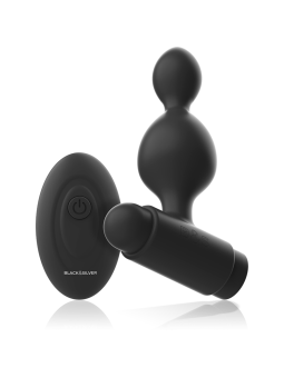 Black&Silver - Tucker Pequeño Plug Anal Silicona Control Remoto