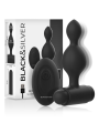 Black&Silver - Tucker Pequeño Plug Anal Silicona Control Remoto