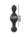 Black&Silver - Tucker Pequeño Plug Anal Silicona Control Remoto