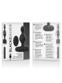 Black&Silver - Tucker Pequeño Plug Anal Silicona Control Remoto
