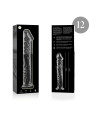 Nebula Series by Ibiza - Modelo 12 Dildo Cristal Transparente 17 cm Ø 3.5 cm