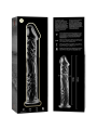 Nebula Series by Ibiza - Modelo 12 Dildo Cristal Transparente 17 cm Ø 3.5 cm